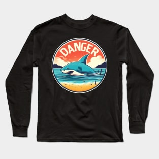 Danger at the Beach Long Sleeve T-Shirt